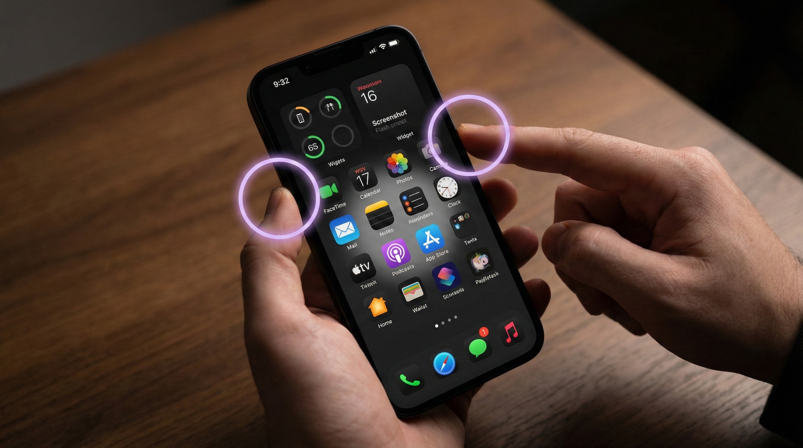 Face ID'li iPhone'larda Ekran Görüntüsü