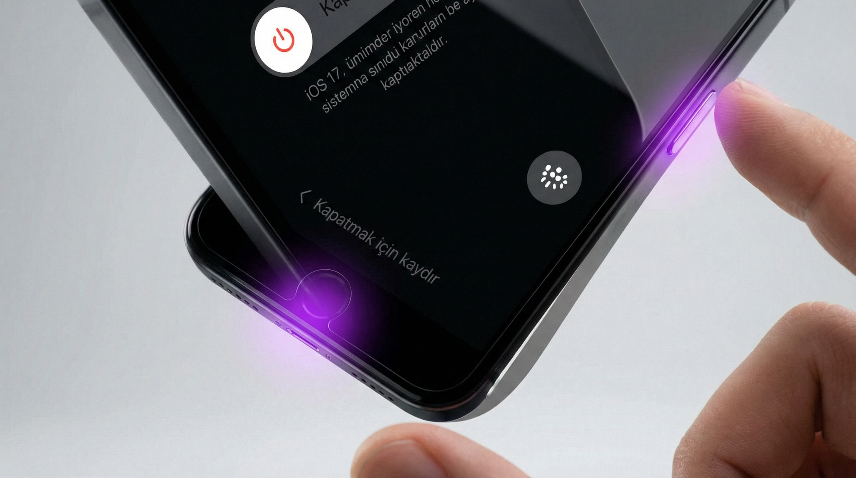 iPhone 6s ve Öncesi: Zorla Yeniden Başlatma