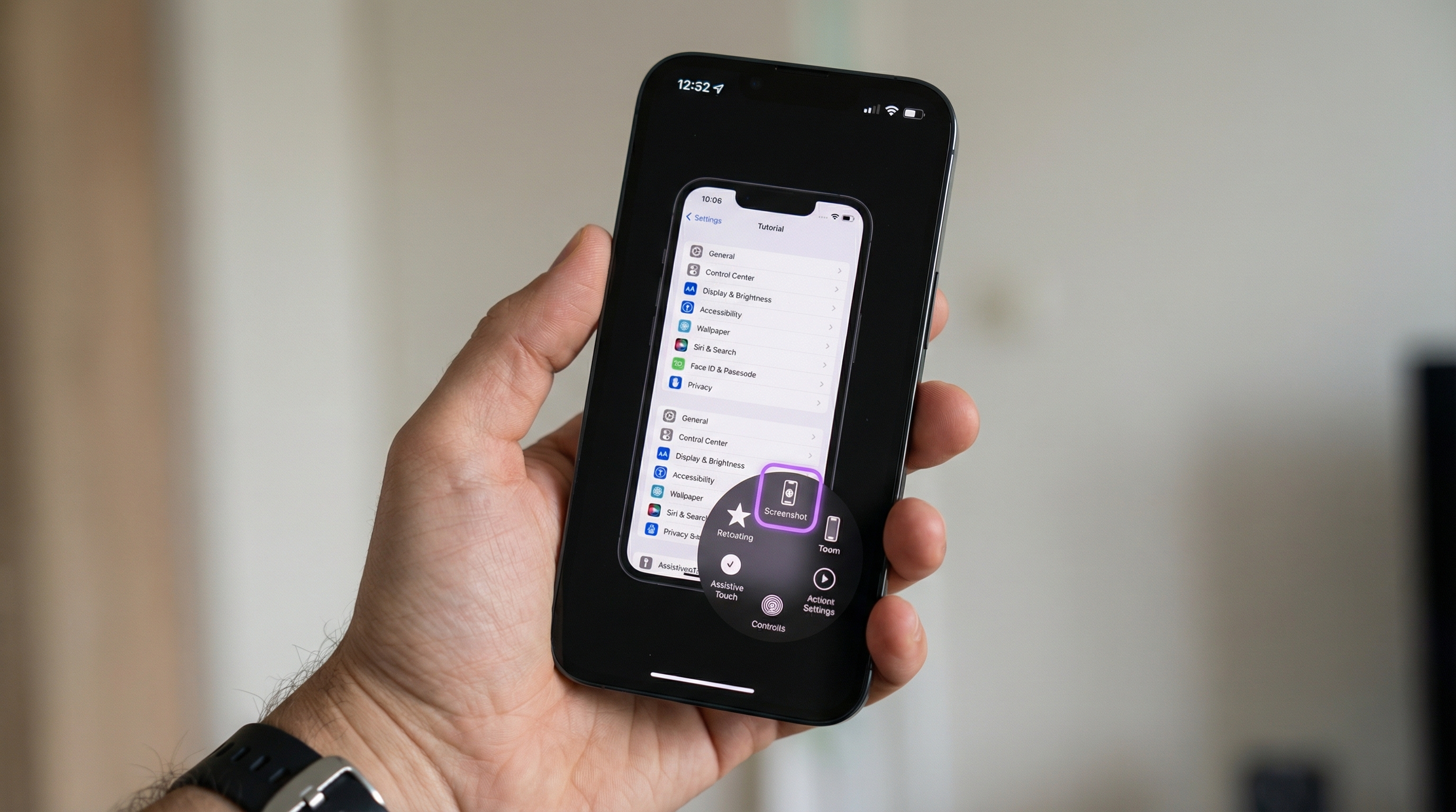 AssistiveTouch ile Ekran Görüntüsü Alma