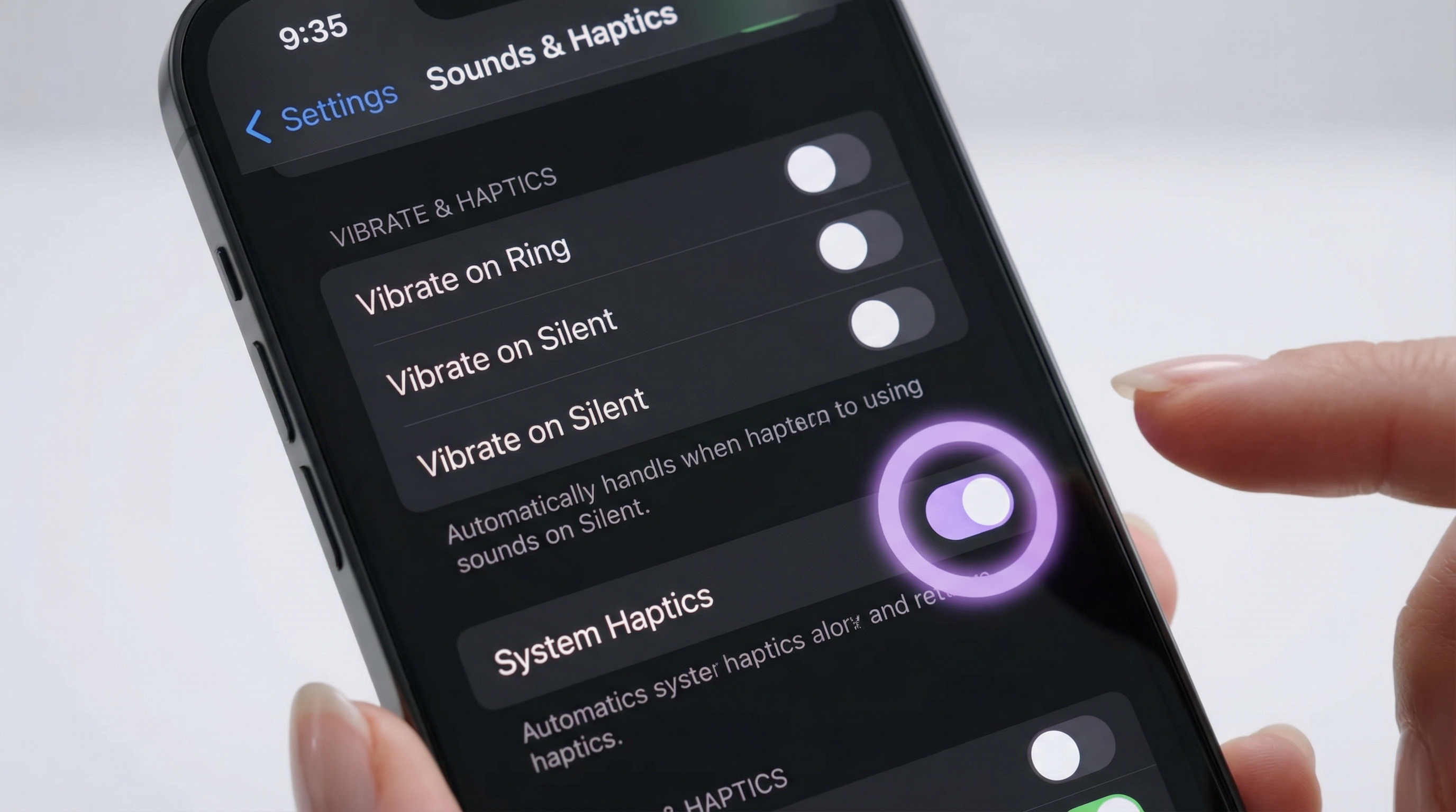Titreşimi Açıp Kapatın